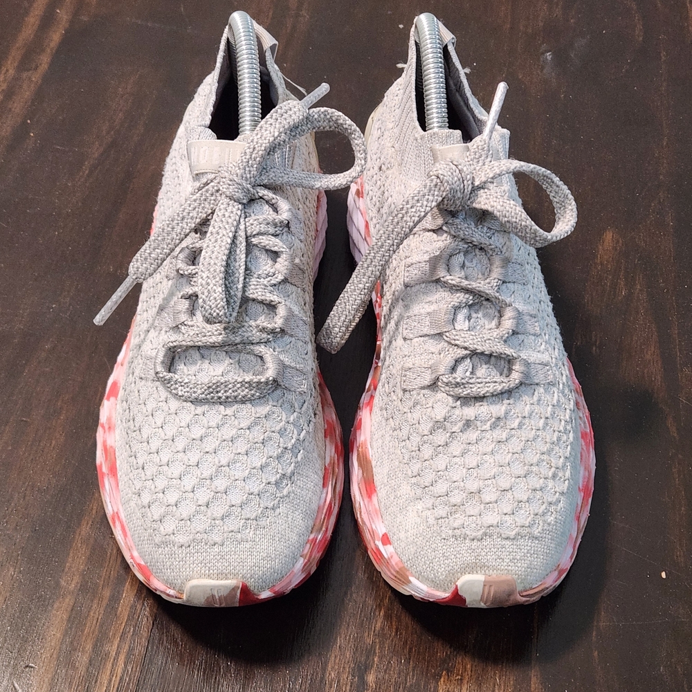 NOBULL Allday Knit Women's 7.5 Gray Pink Camo Atheltic Training Running Sneakers - Picture 4 of 12